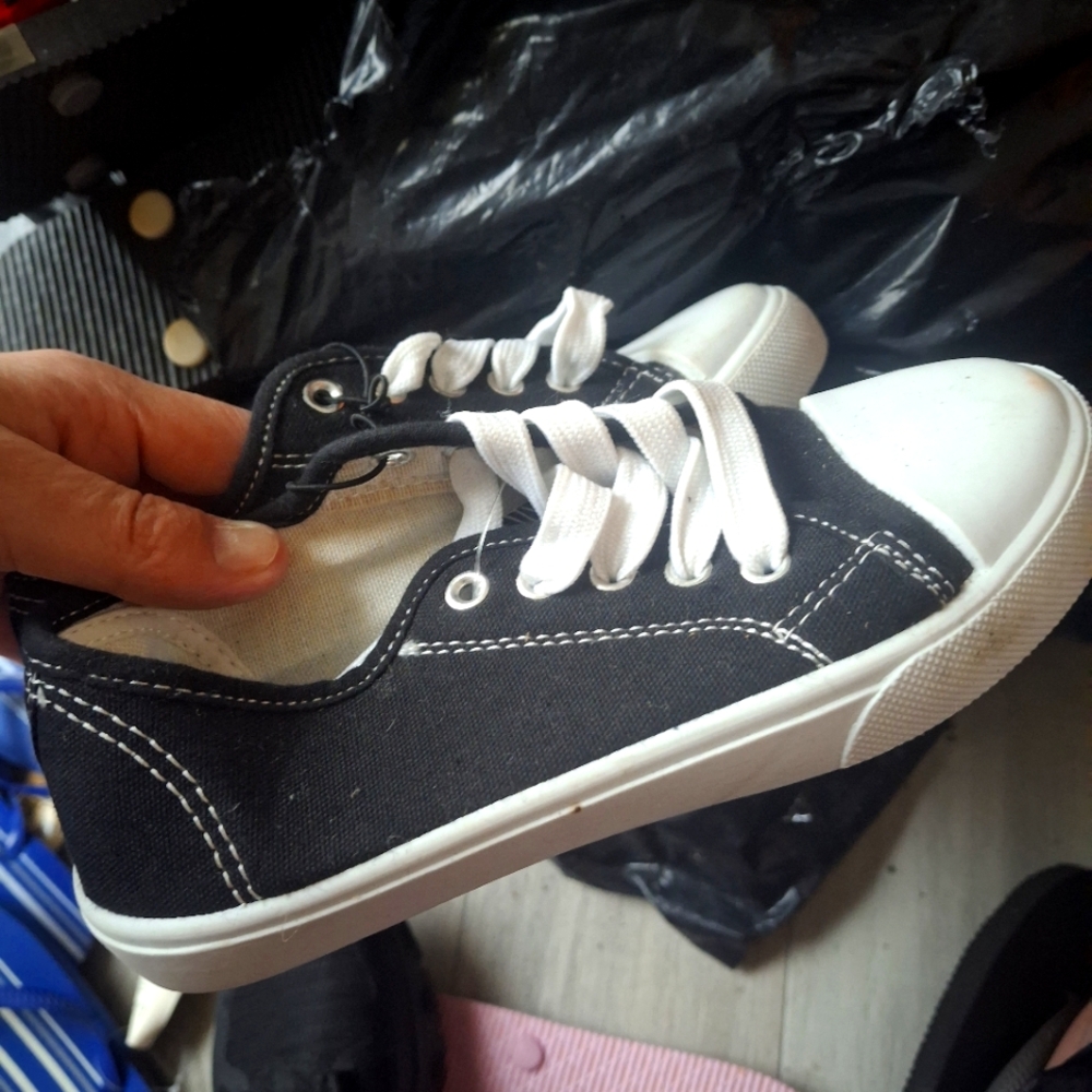 DC Black and White Sneakers
